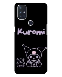 Чехол для OnePlus Nord 10 5G с картинкой «Kuromi — черный минимализм» Чехол для OnePlus Nord 10 5G с картинкой «Kuromi — черный минимализм»