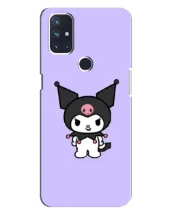 Чехол для OnePlus Nord 10 5G с картинкой «Kuromi — нежный фиолетовый»