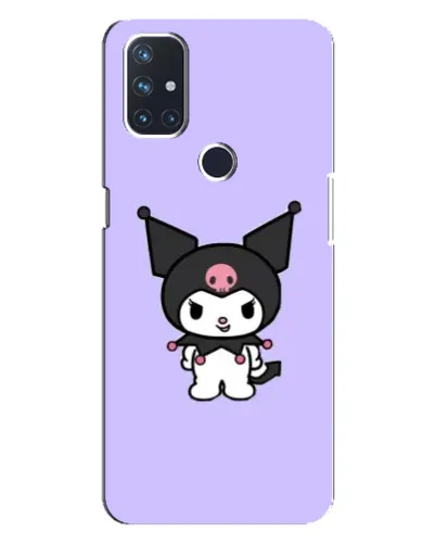 Чехол для OnePlus Nord 10 5G с картинкой «Kuromi — нежный фиолетовый»