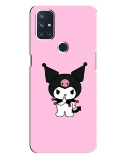 Чехол для OnePlus Nord 10 5G с картинкой «Kuromi — розовая нежность»