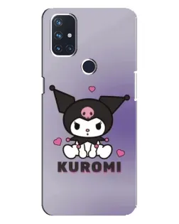 Чехол для OnePlus Nord 10 5G с картинкой «Kuromi — фиолетовый арт»