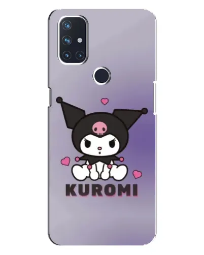 Чехол для OnePlus Nord 10 5G с картинкой «Kuromi — фиолетовый арт»