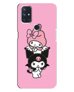 Чехол для OnePlus Nord 10 5G с картинкой «My Melody и Kuromi»