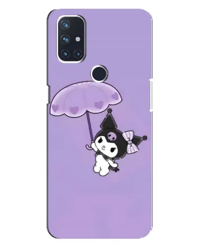 Чехол для OnePlus Nord 10 5G с картинкой «Kuromi с зонтиком»