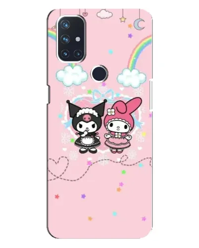 Чехол для OnePlus Nord 10 5G с картинкой «My Melody и Kuromi»