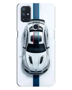 Чехол для OnePlus Nord 10 5G с картинкой «Вид сверху — BMW M»