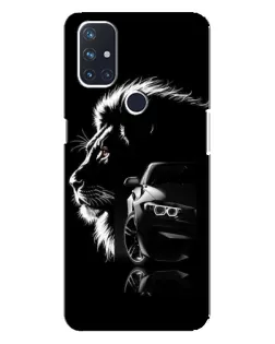 Чехол для OnePlus Nord 10 5G с картинкой «BMW и лев»