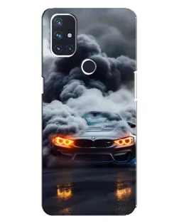 Чехол для OnePlus Nord 10 5G с картинкой «BMW в дыму»