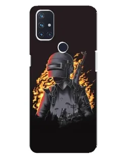 Чехол для OnePlus Nord 10 5G с картинкой «PUBG — огненный силуэт» Чехол для OnePlus Nord 10 5G с картинкой «PUBG — огненный силуэт»