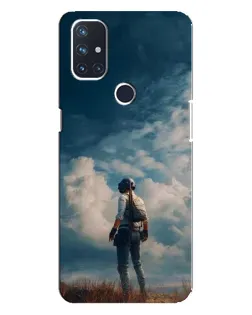 Чехол для OnePlus Nord 10 5G с картинкой «Герой PUBG на скале» Чехол для OnePlus Nord 10 5G с картинкой «Герой PUBG на скале»