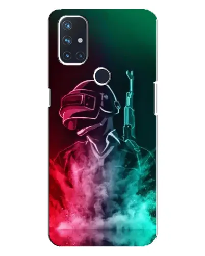 Чехол для OnePlus Nord 10 5G с картинкой «PUBG — огненный воин»