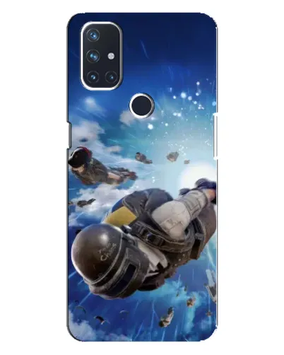 Чехол для OnePlus Nord 10 5G с картинкой «Десант PUBG — прыжок»
