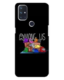 Чехол для OnePlus Nord 10 5G с картинкой «Логотип Among Us» Чехол для OnePlus Nord 10 5G с картинкой «Логотип Among Us»