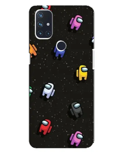 Чехол для OnePlus Nord 10 5G с картинкой «Космический паттерн Among Us»