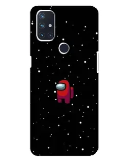 Чехол для OnePlus Nord 10 5G с картинкой «Красный Among Us»