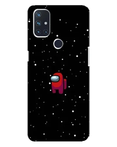 Чехол для OnePlus Nord 10 5G с картинкой «Красный Among Us»