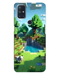 Чехол для OnePlus Nord 10 5G с картинкой «Minecraft летний день»