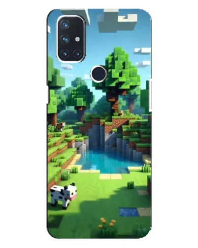 Чехол для OnePlus Nord 10 5G с картинкой «Minecraft летний день»