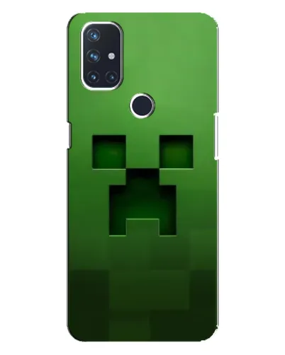 Чехол для OnePlus Nord 10 5G с картинкой «Крипер микро-дизайн»