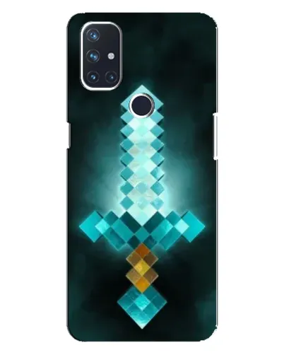 Чехол для OnePlus Nord 10 5G с картинкой «Алмазный меч неон»