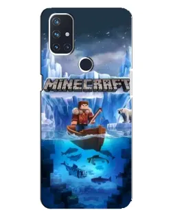Чехол для OnePlus Nord 10 5G с картинкой «Minecraft ледяной мир»