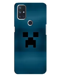 Чехол для OnePlus Nord 10 5G с картинкой «Крипер текстура»