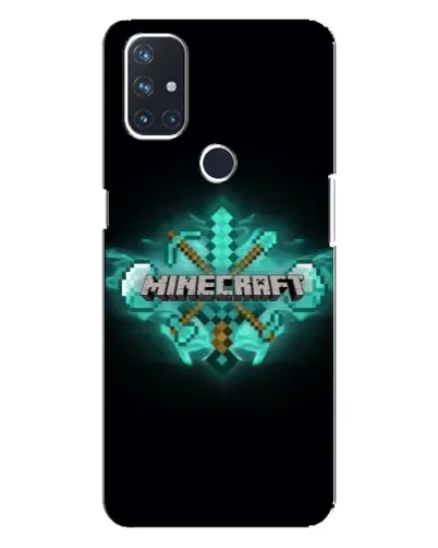 Чехол для OnePlus Nord 10 5G с картинкой «Minecraft Diamond лого»