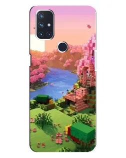 Чехол для OnePlus Nord 10 5G с картинкой «Розовое дерево Minecraft»