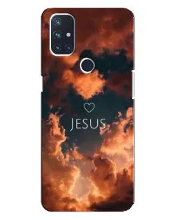 Чехол для OnePlus Nord 10 5G с картинкой «Сияние Имени Jesus»