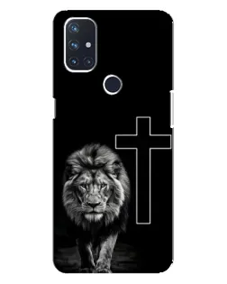 Чехол для OnePlus Nord 10 5G с картинкой «Лев и Крест»