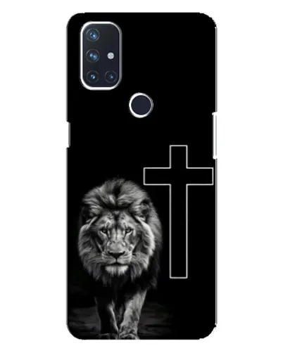 Чехол для OnePlus Nord 10 5G с картинкой «Лев и Крест»