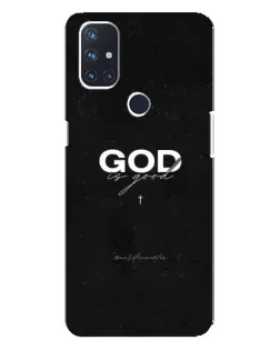Чехол для OnePlus Nord 10 5G с картинкой «GOD — Бог над всем»