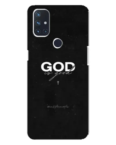 Чехол для OnePlus Nord 10 5G с картинкой «GOD — Бог над всем»