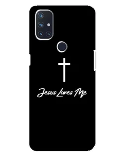 Чехол для OnePlus Nord 10 5G с картинкой «Иисус любит тебя»