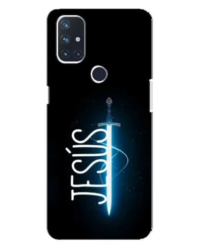 Чехол для OnePlus Nord 10 5G с картинкой «Меч Духа Jesus»