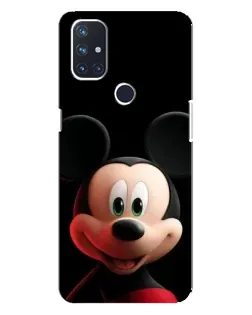 Чехол для OnePlus Nord 10 5G с картинкой «Улыбающийся Микки Маус»