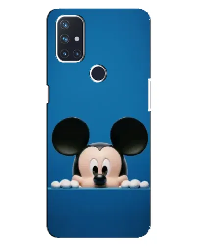 Чехол для OnePlus Nord 10 5G с картинкой «Микки выглядывает» Чехол для OnePlus Nord 10 5G с картинкой «Микки выглядывает»