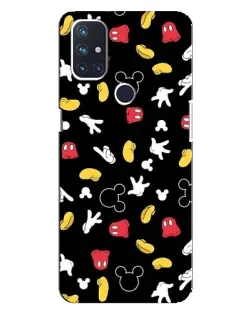 Чехол для OnePlus Nord 10 5G с картинкой «Графический принт лапок»