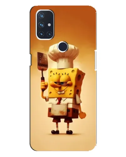 Чехол для OnePlus Nord 10 5G с картинкой «Губка Боб повар»