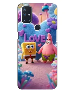 Чехол для OnePlus Nord 10 5G с картинкой «Губка Боб Патрик»
