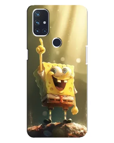 Чехол для OnePlus Nord 10 5G с картинкой «Сияющий Спанч Боб»