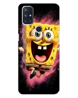 Чехол для OnePlus Nord 10 5G с картинкой «Взрывной Спанч Боб»
