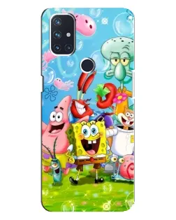 Чехол для OnePlus Nord 10 5G с картинкой «Губка Боб и друзья»