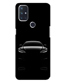 Чехол для OnePlus Nord 10 5G с картинкой «Силуэт Tesla Night»