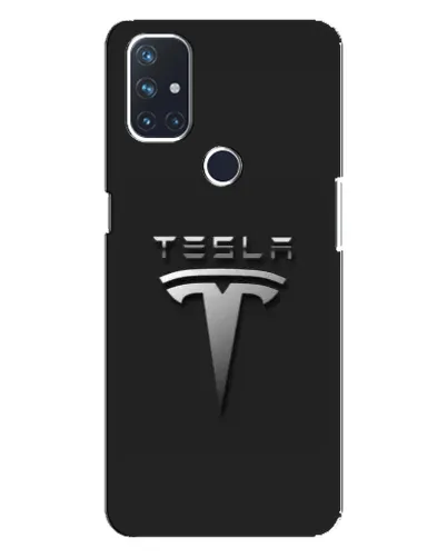 Чехол для OnePlus Nord 10 5G с картинкой «Стальной логотип Tesla» Чехол для OnePlus Nord 10 5G с картинкой «Стальной логотип Tesla»