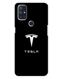Чехол для OnePlus Nord 10 5G с картинкой «Tesla White Logo» Чехол для OnePlus Nord 10 5G с картинкой «Tesla White Logo»