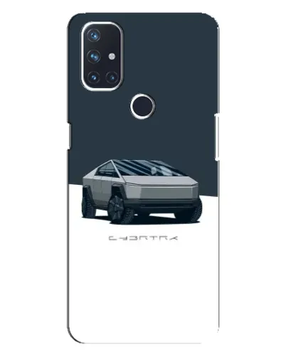 Чехол для OnePlus Nord 10 5G с картинкой «Серебристый Cybertruck Tesla» Чехол для OnePlus Nord 10 5G с картинкой «Серебристый Cybertruck Tesla»
