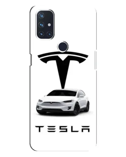 Чехол для OnePlus Nord 10 5G с картинкой «Tesla White Style» Чехол для OnePlus Nord 10 5G с картинкой «Tesla White Style»