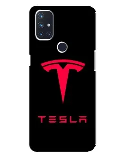 Чехол для OnePlus Nord 10 5G с картинкой «Tesla Red Logo» Чехол для OnePlus Nord 10 5G с картинкой «Tesla Red Logo»