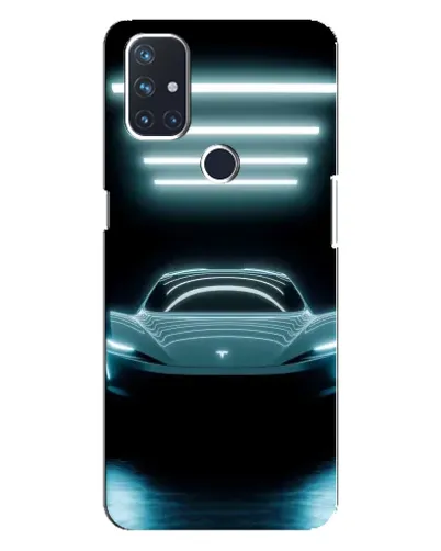 Чехол для OnePlus Nord 10 5G с картинкой «Tesla в неоне» Чехол для OnePlus Nord 10 5G с картинкой «Tesla в неоне»